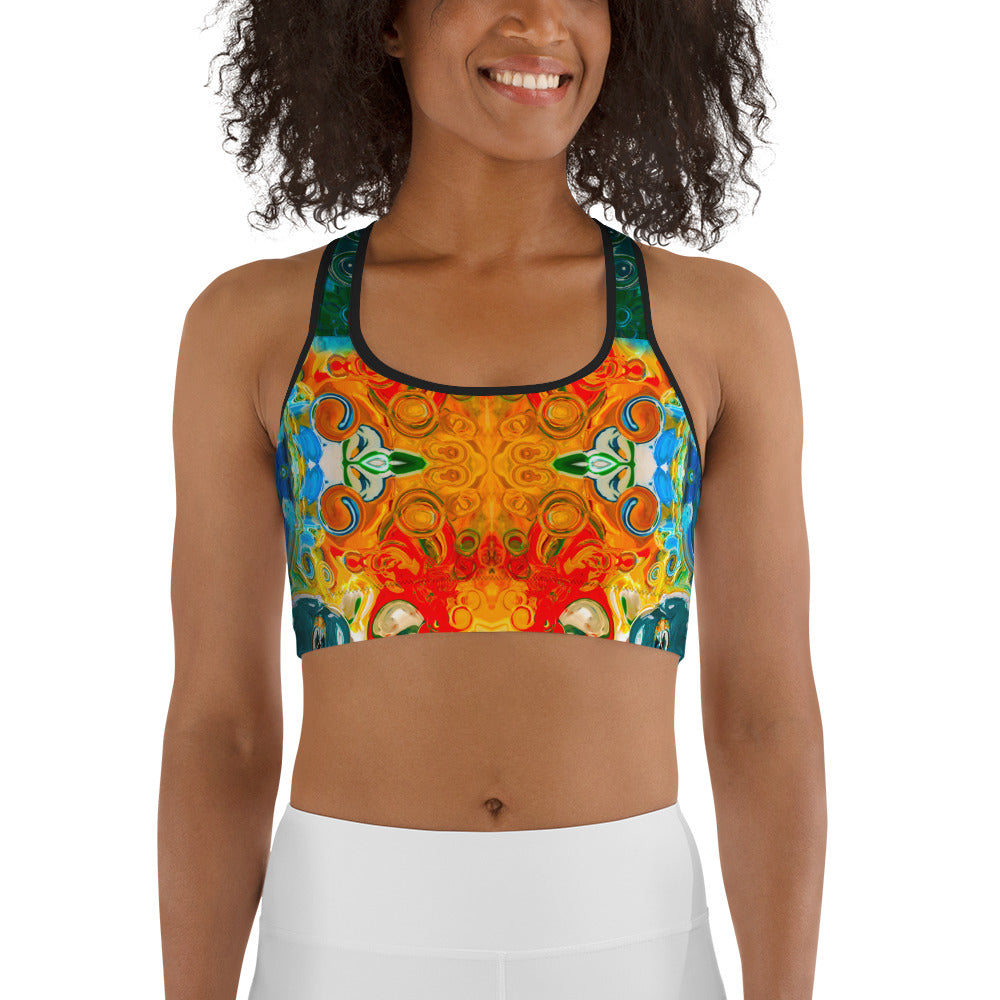 Hot yoga sports bra discount