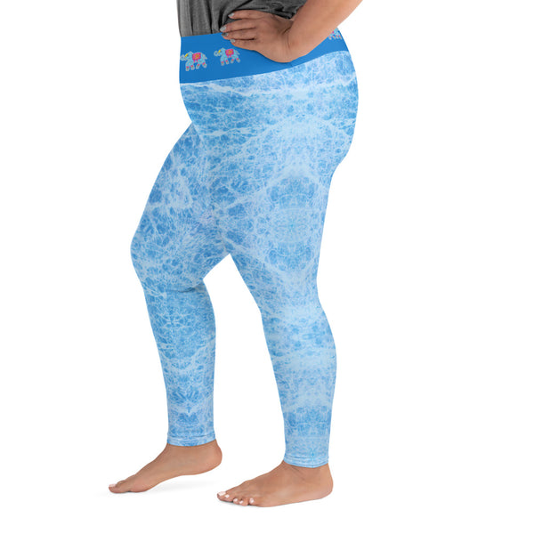 Plus Size Yoga Pants! Ganesha, elephants and om signs by Sushila Oliphant with Apparel for the Spirit.
