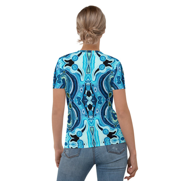 Women's t-shirt with a spiritual Eastern vibe designed  by Sushila Oliphant, Apparel for the Spirit.