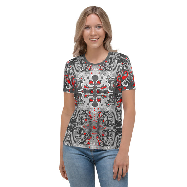 Women's t-shirt with a spiritual Celtic design by Sushila Oliphant, Apparel for the Spirit.