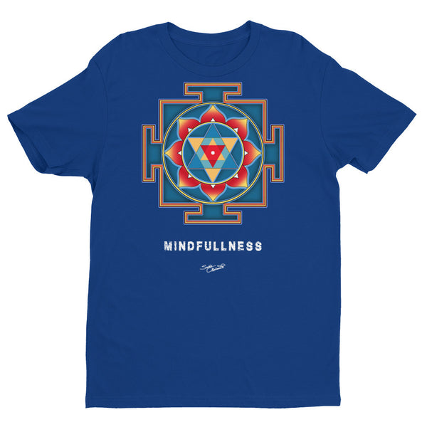 Yantra of Ganesha men's yoga t-shirt by Sushila Oliphant