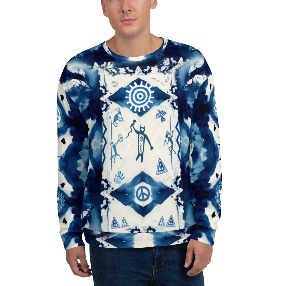 Native American tribal and spiritual sweatshirt by Sushila Oliphant for Apparel for the Spirit