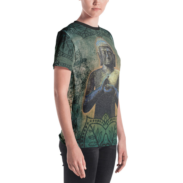 Buddha t-shirt great for yoga by Sushila Oliphant