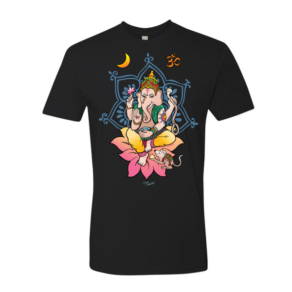 men's Ganesha yoga t-shirt by Sushila Oliphant