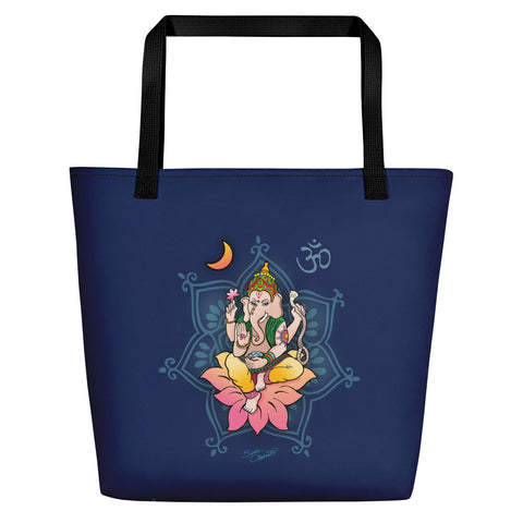 Sri Ganesha Yoga Beach Bag