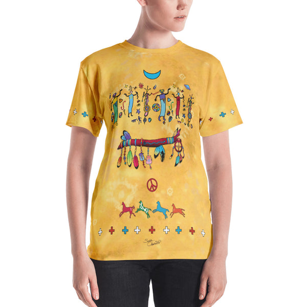 Native American spiritual t-shirt by Sushila Oliphant