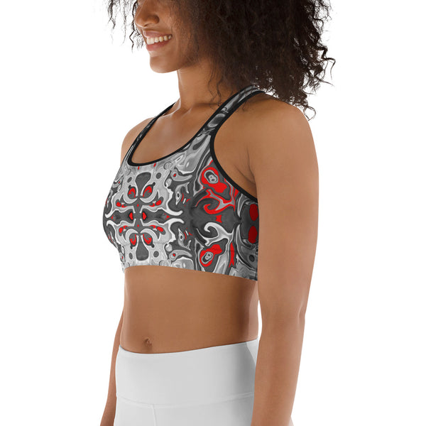 This sports bra is great for your yoga classes, exercises, workouts at the gym by designer Sushila Oliphant.