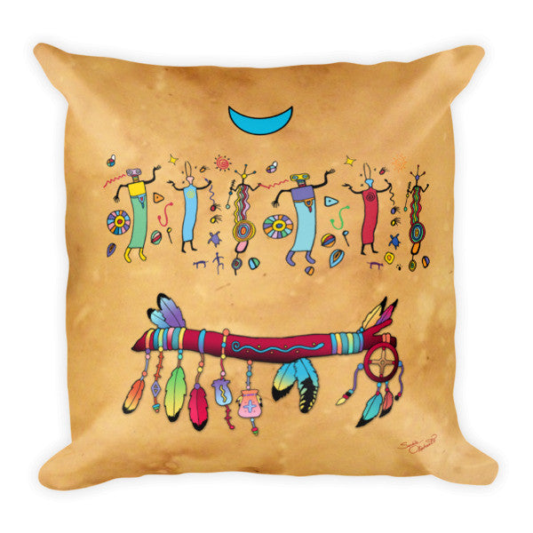 Star Beings meditation pillow by Sushila Oliphant