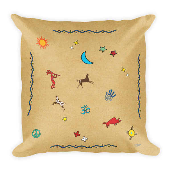 Sacred Circle meditation pillow by Sushila Oliphant