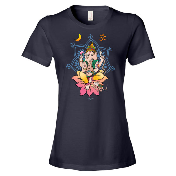 Ganesha yoga t-shirt by Sushila Oliphant, apparel for the spirit