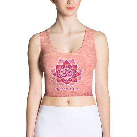 Lotus Sunrise - Yoga Sublimation Crop Top