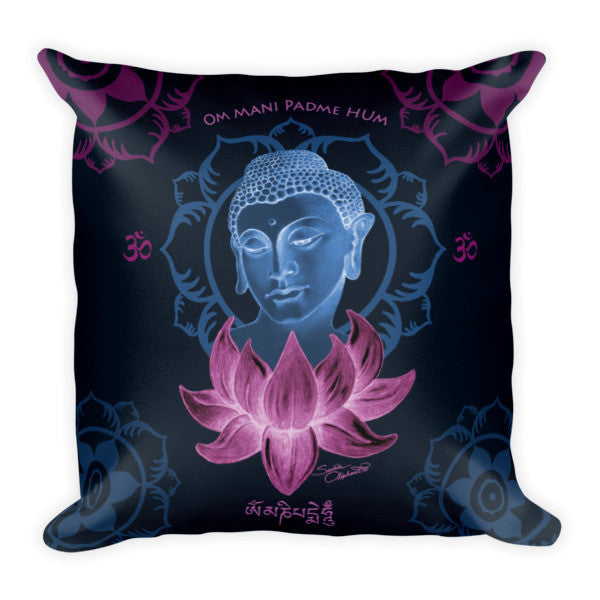Buddha meditation pillow by Sushila Oliphant